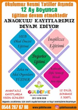 Güldefne Anaokulu - Fotoğraf