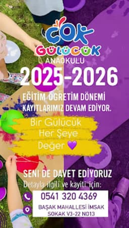 Çok Gülücük Anaokulu - Fotoğraf