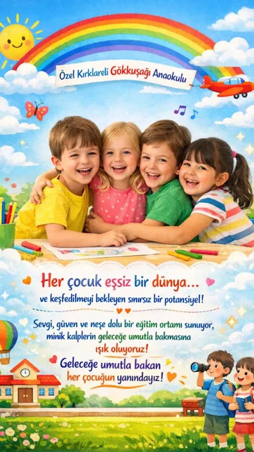 Özel Kirklareli̇ Gökkuşaği Anaokulu - Fotoğraf