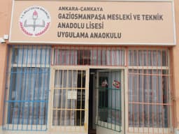Gaziosmanpaşa Mesleki ve Teknik Anadolu Lisesi Uygulama Anaokulu - Fotoğraf